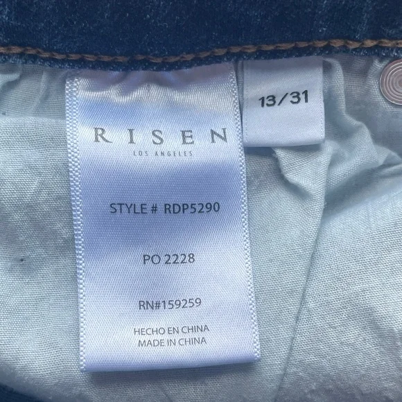 Risen 13/31 Denim Jeans - Picture 5 of 12